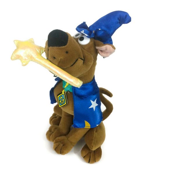 Scooby Doo Wizard Magician Plush 12" Stuffed Animal Toy Network Magic Cape Stars - Picture 3 of 12